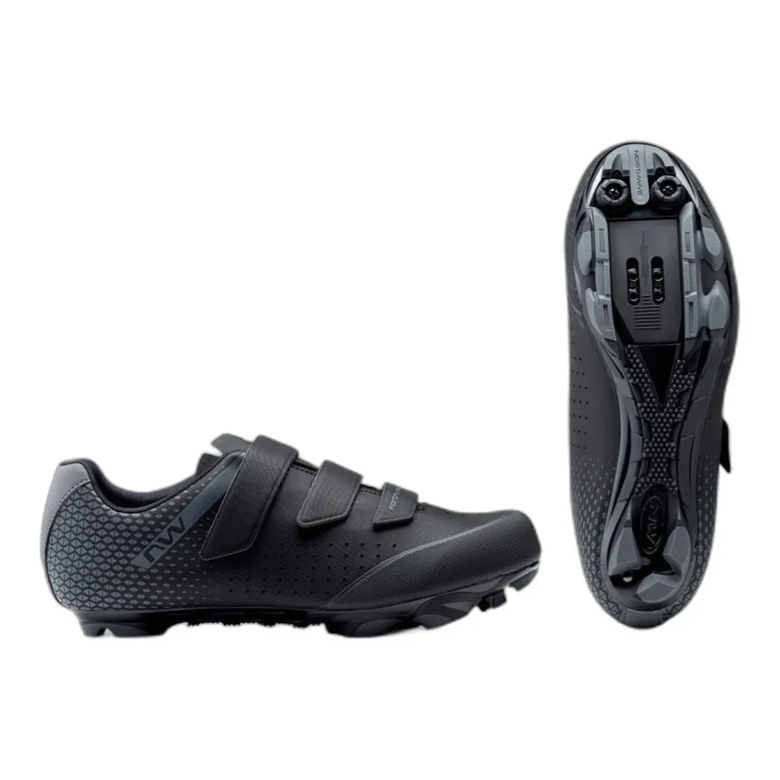 Buty rowerowe z rzepem, rozmiar 47, dla rowerzystów MTB — zdjęcie 1