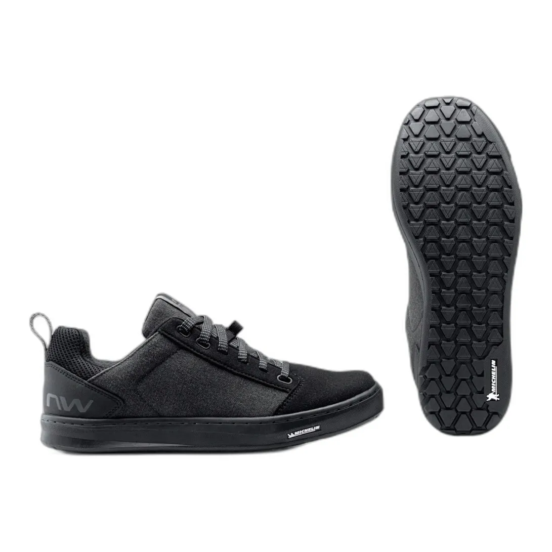 Buty rowerowe męskie rozmiar 42, sznurowane, czarne — zdjęcie 1